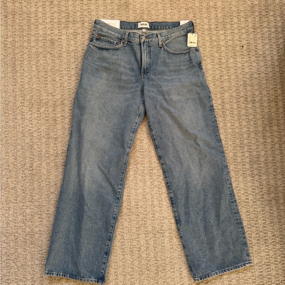 NWT Agolde Blue Straight Leg Women's Jeans size 29